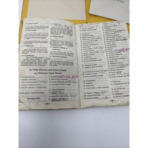 PHILMONT SCOUT RANCH Vintage Correspondence Packet 1950s Boy Scouts of America - Picture 7 of 14